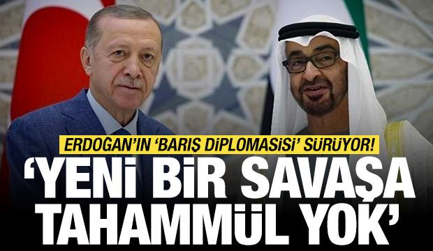 Cumhurbaşkanı Erdoğan BAE Devlet Başkanı Al Nahyan ile görüştü!