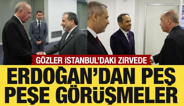 Cumhurbaşkanı Erdoğan'dan peş peşe kritik görüşmeler