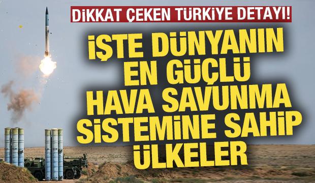 Dünyanın en güçlü hava savunma sistemine sahip ülkeler belli oldu
