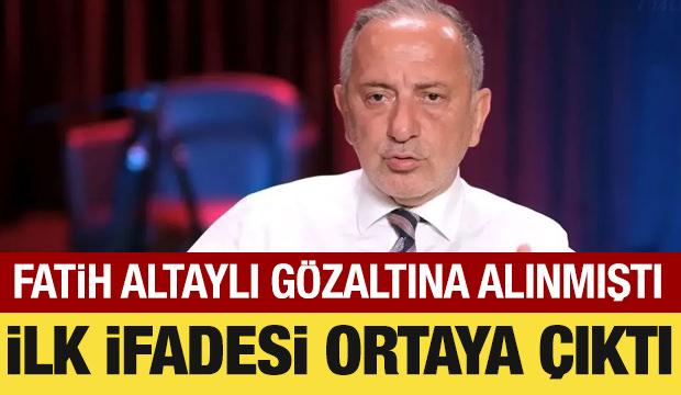 Fatih Altaylı'nın ilk ifadesi: Tehdit aklıma gelmedi