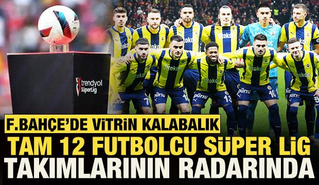 Fenerbahçe’de vitrin kalabalık: Tam 12 futbolcu, Süper Lig takımlarının radarında