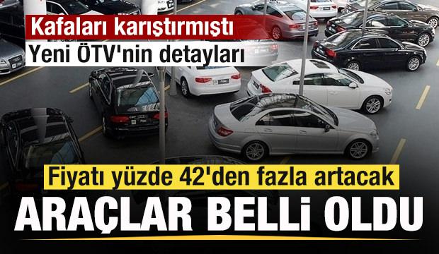 Fiyatı yüzde 42'den fazla artacak araçlar belli oldu! Yeni ÖTV'nin detayları