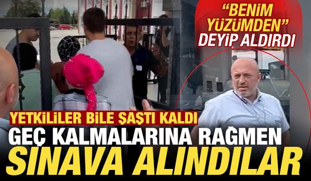 Geç kalmalarına rağmen YKS'ye girdiler! "Benim yüzümden" deyip yetkililerden rica etti 