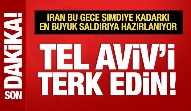 İran: Tel Aviv'i terk edin