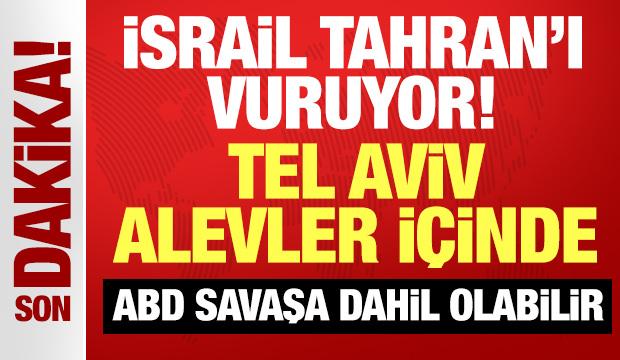 İran'dan son dakika açıklama: İsrail'e yeni saldırı dalgası başladı: Tel Aviv yanıyor!