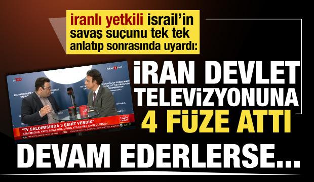 İranlı yetkili o anları anlattı: İsrail 4 füze attı...