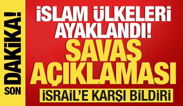 İslam İşbirliği Teşkilatı ayaklandı! israil'e karşı bildiri...Son dakika savaş açıklaması
