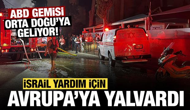 İsrail Avrupa'ya yardım için yalvardı: ABD uçak gemisi Orta Doğu'ya geliyor!