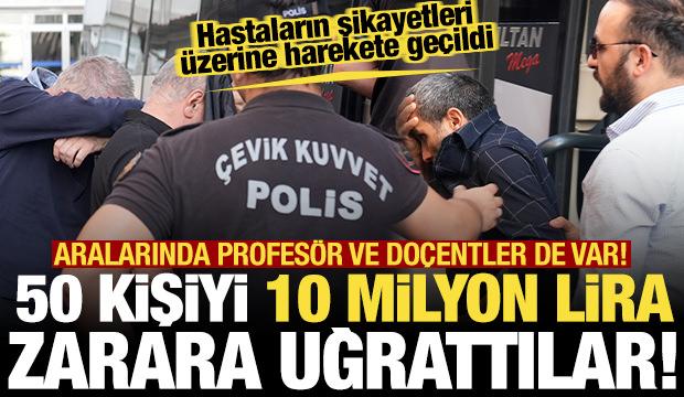 İstanbul'da 'bıçak parası' soruşturması: Aralarında profesör ve doçentler de var...