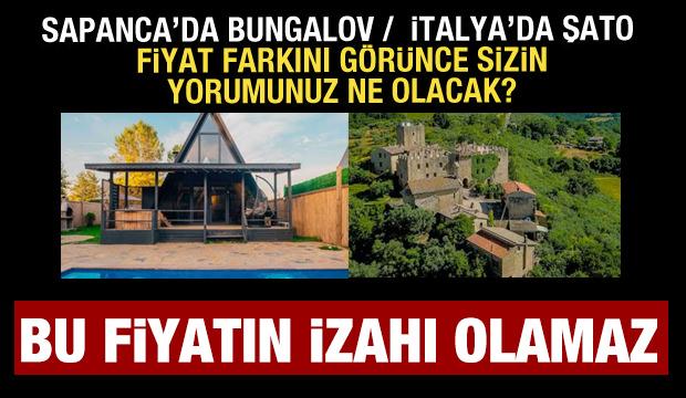 İzahı olmayan fiyat! Sapanca'nın yarı fiyatına İtalya'da şato tatili