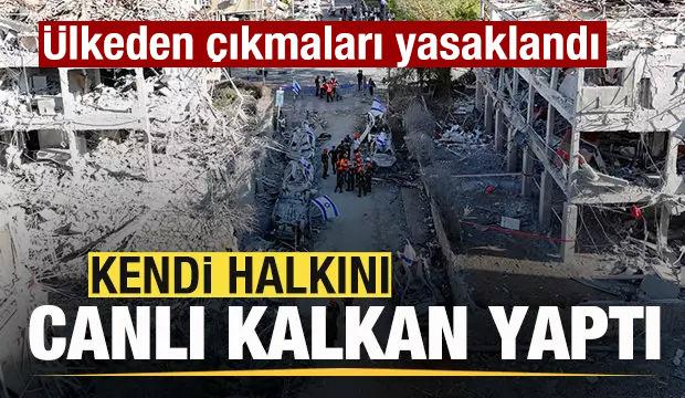 Kendi halkını canlı kalkan yaptı! Ülkeden çıkmaları yasaklandı