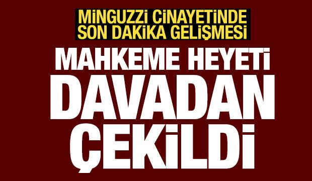 Mahkeme heyeti Minguzzi cinayeti davasından çekildi