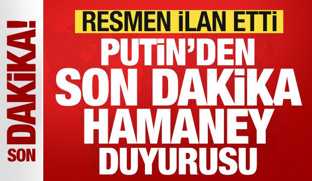Putin'den son dakika Hamaney duyurusu! İsrail'e çok net mesaj! Resmen ilan etti