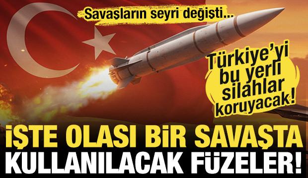 Savaşların seyri değişti! İşte Türkiye'yi koruyan yerli füzeler! 