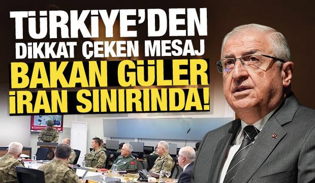Son Dakika: Bakan Güler ve komuta kademesi, İran sınırında!