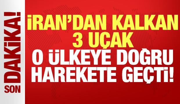Son dakika gelişmesi: İran'dan kalkan 3 uçak Umman'a gitti!