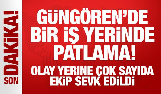 Son Dakika: Güngören'de bir iş yerinin buhar kazanı patladı!
