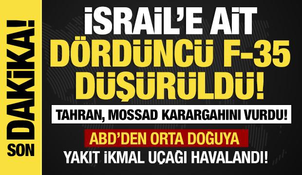 Son dakika... İran basınından flaş açıklama: "İsrail'e ait dördüncü F-35 düşürüldü!"