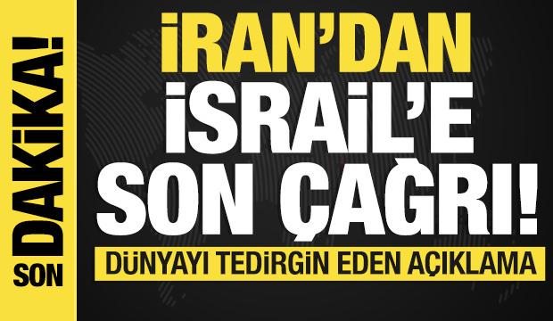 Son dakika: İran'dan İsraillilere son çağrı! Dünyayı tedirgin eden açıklama