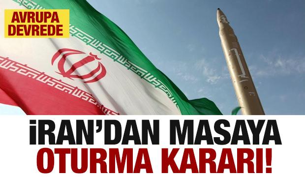 Son dakika: İran'dan masaya oturma kararı