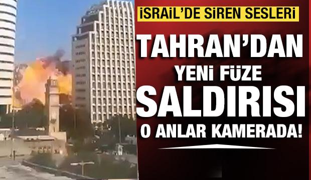 Son dakika... İsrail'de yine sirenler çalıyor! Tahran'dan füze saldırısı!