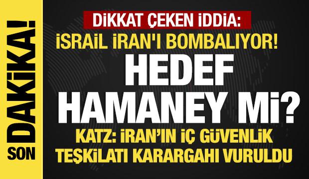 Son dakika... Tahran'da askeri hedefler vuruldu! 40 nokta hedef alındı