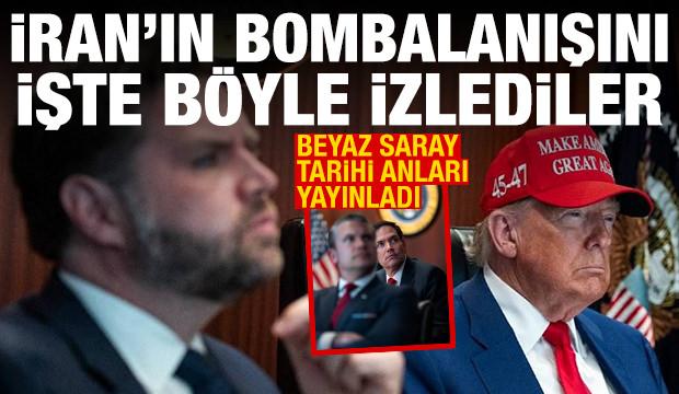 Trump, İran'ın vurulduğu anları böyle izledi