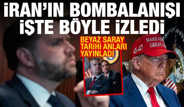 Trump, İran'ın vurulduğu anları böyle izledi