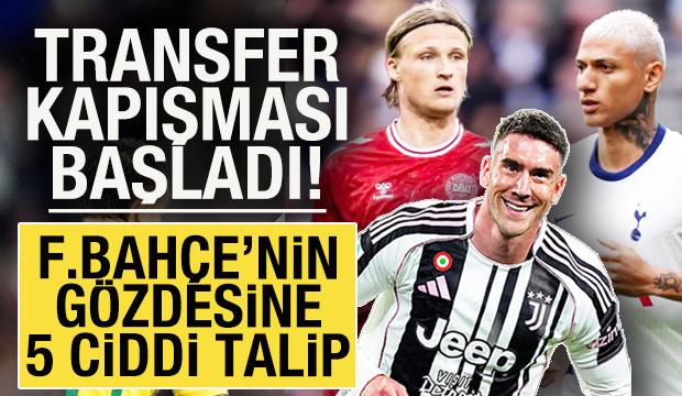 Vlahovic savaşı başladı! Fenerbahçe'ye transferde 5 ciddi rakip