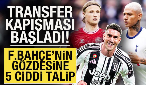 Vlahovic savaşı başladı! Fenerbahçe'ye transferde 5 ciddi rakip