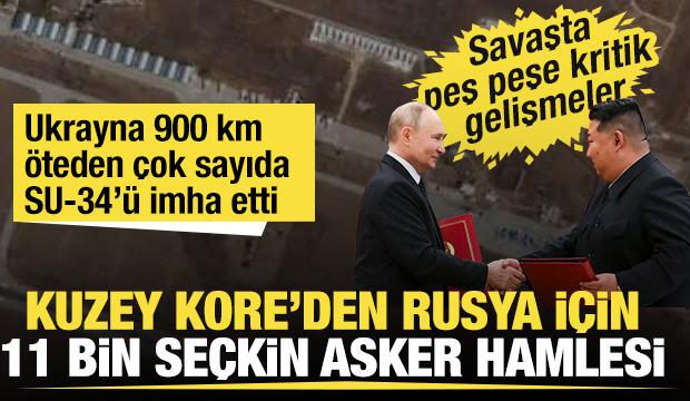 4 adet Su-34 savaş uçağı imha! Kuzey Kore'den Rusya için 11 bin seçkin asker hamlesi