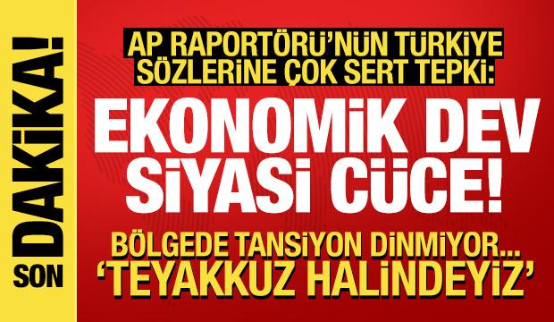 Çelik'ten AP Raportörü'nün Türkiye sözlerine sert tepki: Avrupa ekonomik dev, siyasi cüce!