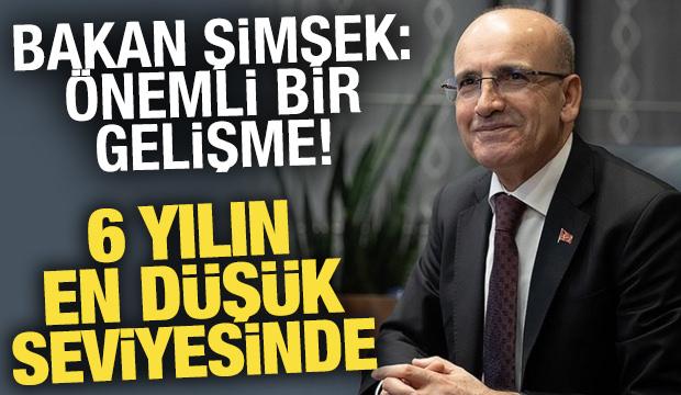 Bakan Şimşek: Hane halkıyla piyasanın enflasyonda beklenti farkı 6 yılın en düşüğünde