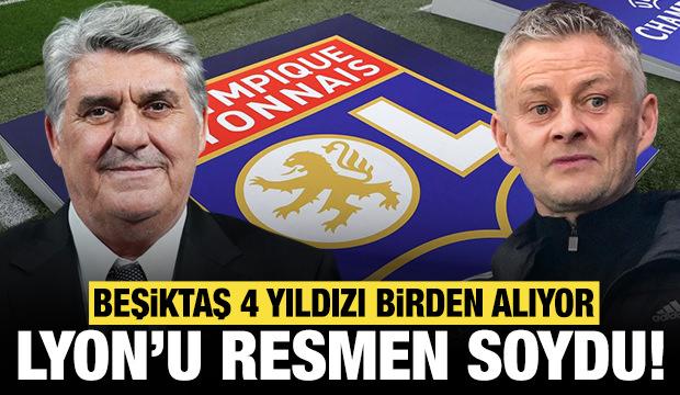 Beşiktaş Lyon'u resmen soydu: Küme düşen takımın 4 yıldızını transfer ediyor!