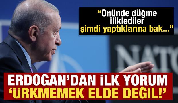 CHP'deki savaşa Cumhurbaşkanı Erdoğan'dan ilk yorum: Ürkmemek elde değil