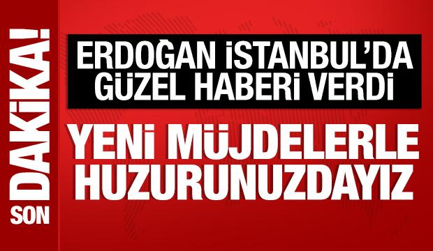 Cumhurbaşkanı Erdoğan Güngören'de açılış töreninde konuşuyor