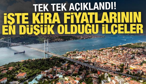 En düşük kira hangi ilçede? İşte İstanbul'da kiralık konut fiyatları