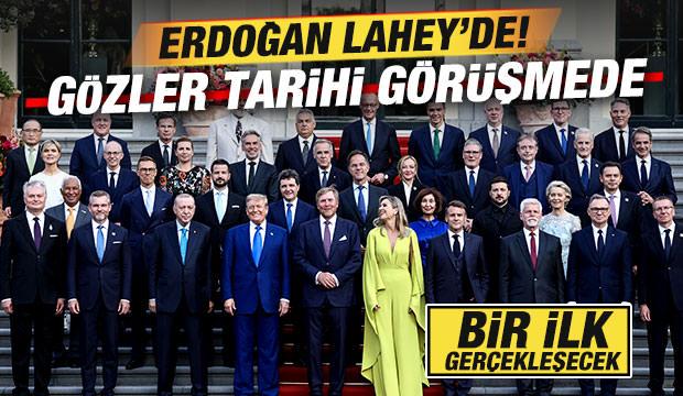 Erdoğan, Lahey'de! Tüm dünyanın gözü tarihi Trump görüşmesinde! Bir ilk gerçekleşecek