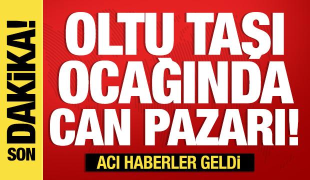 Erzurum'da oltu taşı ocağında göçük: 3 kişi öldü!