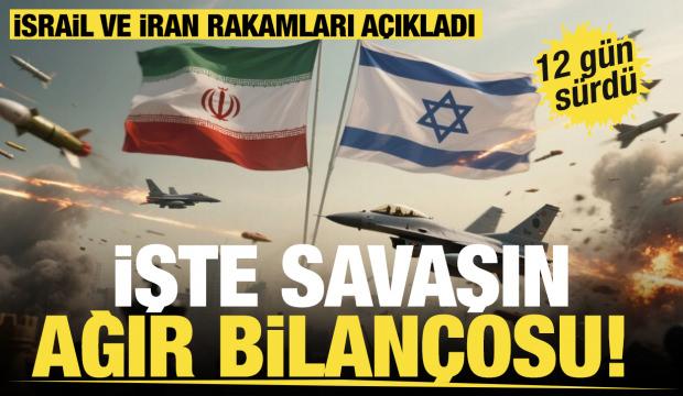 İran-İsrail savaşında can kayıpları açıklandı! 12 günde ağır bilanço! 