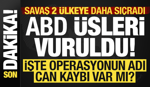 İran son dakika duyurdu, savaş 2 ülkeye daha sıçradı! ABD üsleri peş peşe vuruldu...