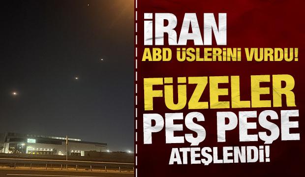 İran'dan Katar'daki ABD üssüne füze yağmuru!