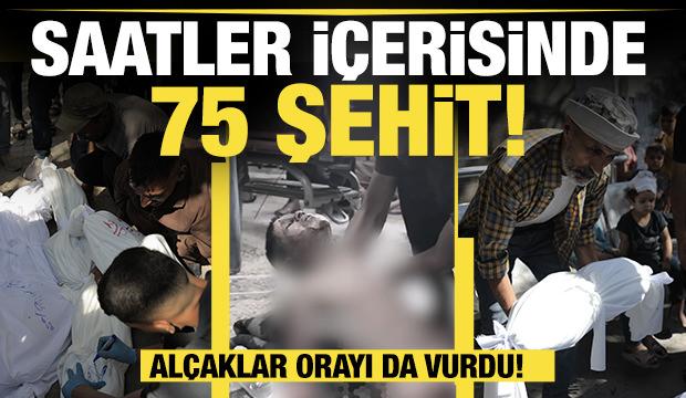 İsrail'den Gazze'de yeni katliam: 75 Filistinli şehit oldu