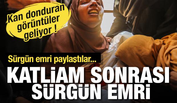 Katliam sonrası sürgün emri: Harita paylaştılar