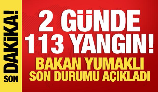 Orman yangını il değiştirdi! Köyler boşaltıldı, Bakan Yumaklı'dan son dakika açıklama!