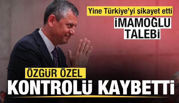 Özgür Özel, Almanya'da yine Türkiye'yi hedef aldı! İmamoğlu talebi! Tepki çeken sözler