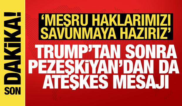 Pezeşkiyan'dan ateşkes açıklaması: İsrail ihlal etmezse biz de etmeyiz