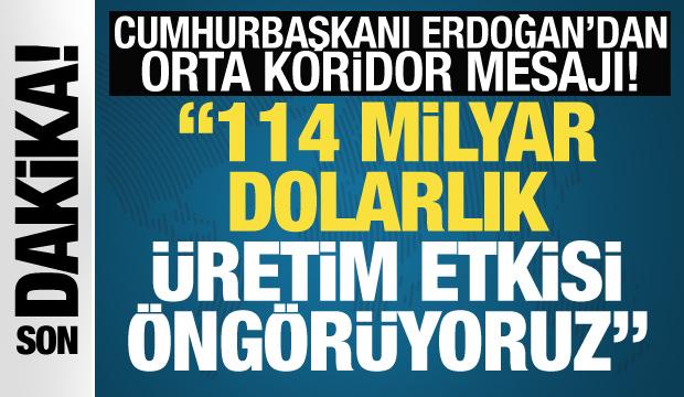 Son dakika... Cumhurbaşkanı Erdoğan'dan önemli üretim ve istihdam mesajları! 