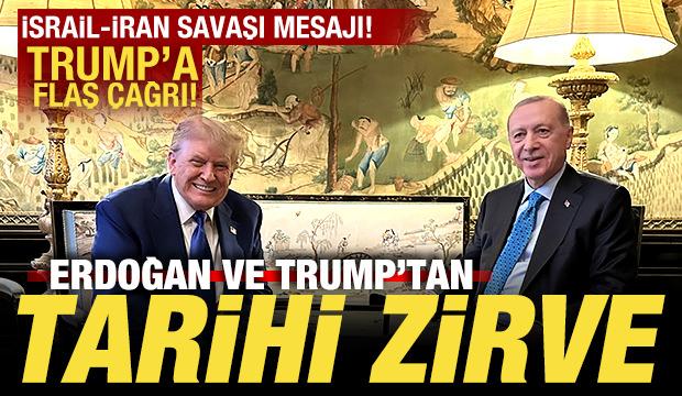 Son dakika: Erdoğan ve Trump'tan Lahey'de tarihi zirve! Erdoğan'dan, Trump'a flaş çağrı