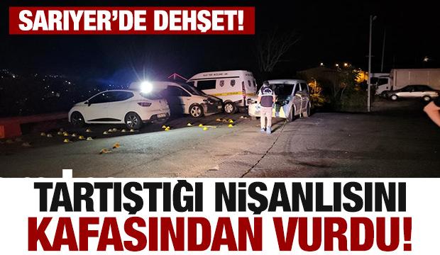 Tartıştığı nişanlısını kafasından vurdu! Sarıyer'de dehşet